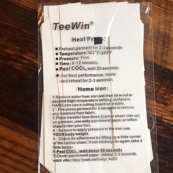 Iron on Jersey numbers White 8” - Picture 3 of 3